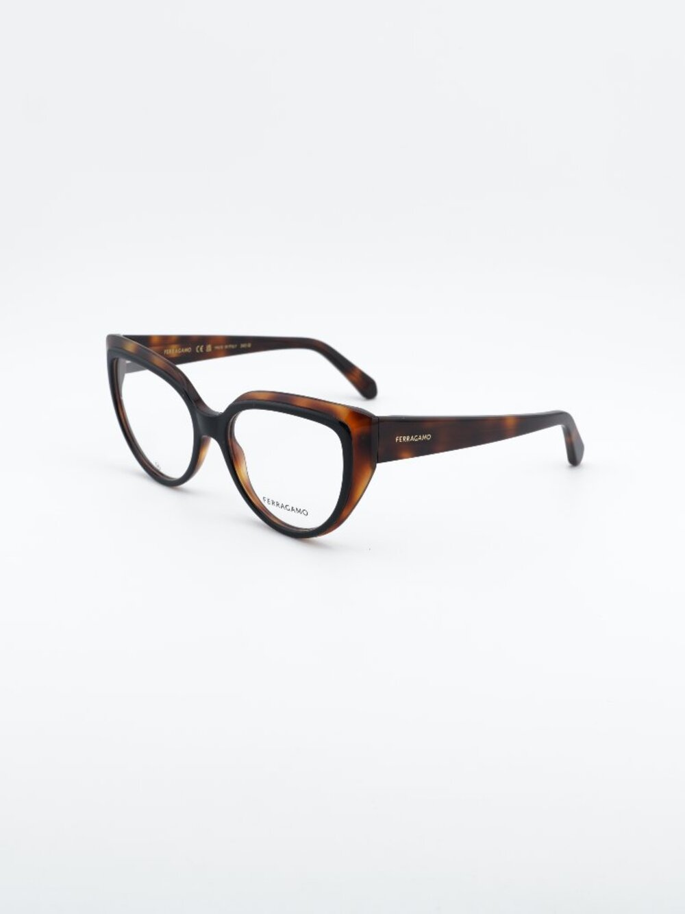Salvatore Ferragamo SF2984 241 Eyeglasses Havana / Black 53mm Cat eye Frame